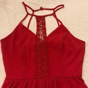 Coral romper size 5